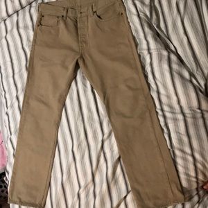 Levi’s 501 men’s jeans khaki